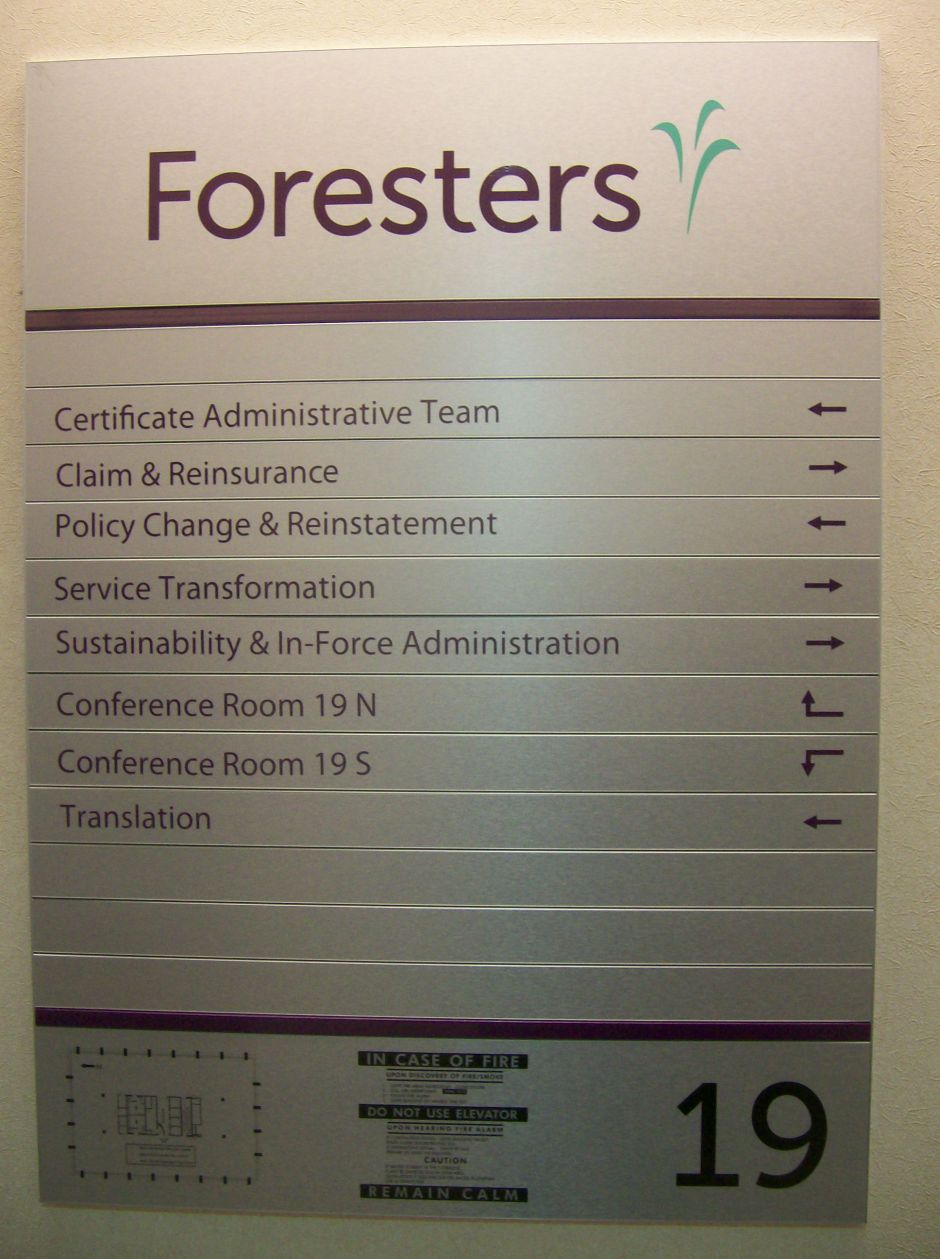 Foresters Sign Project