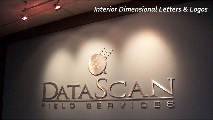Interior Dimensional Letters and Logos